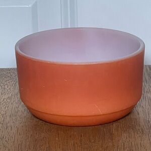 Fire King Anchor Hocking Custard Bowl Orange